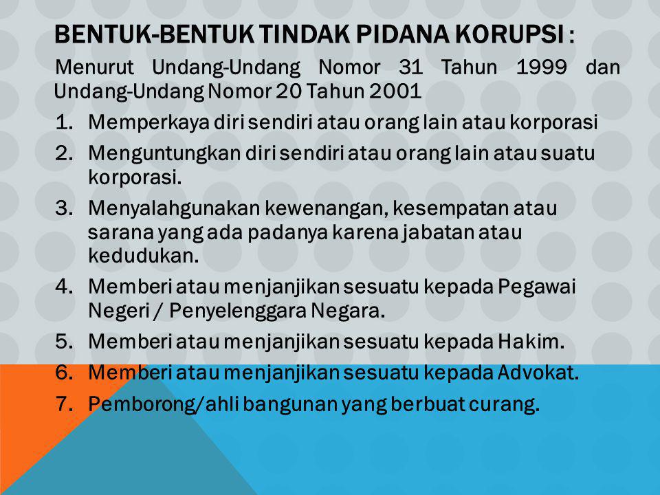 Pengertian Tindak Pidana Korupsi Menurut Uu No Tahun My Skripsi